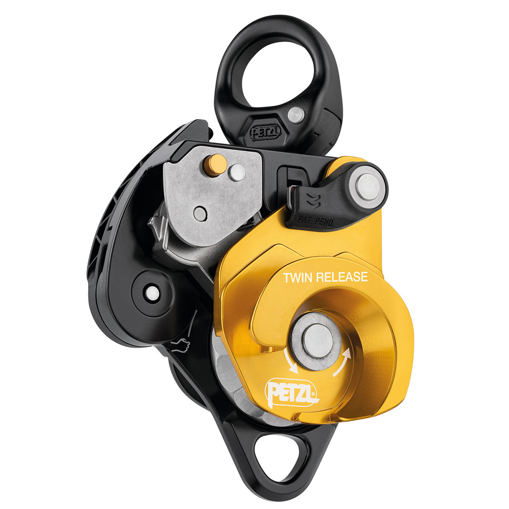 Petzl TWIN RELEASE Releasable Double Progress Haul System Capture Pulley from Columbia Safety