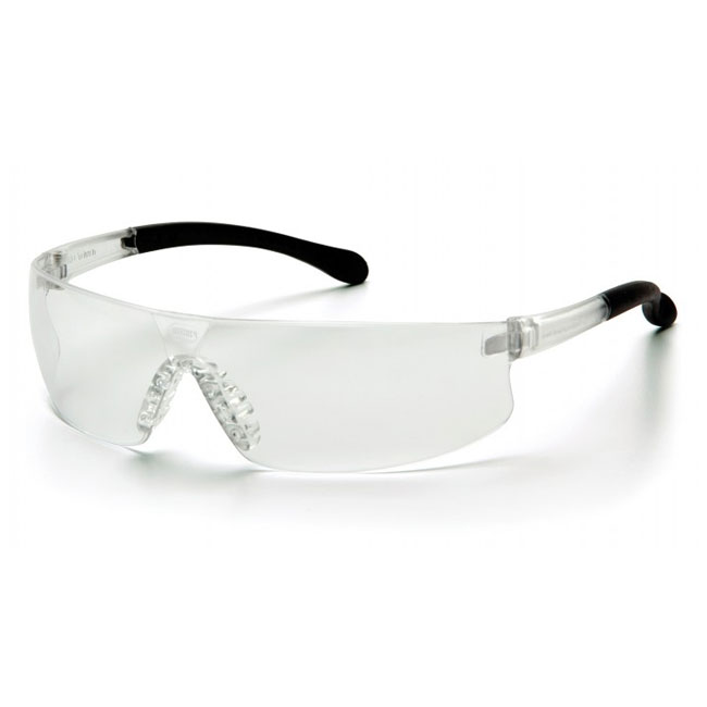 Pyramex Clear Anti-Fog Lens with Clear Temples Safety Glasses from Columbia Safety