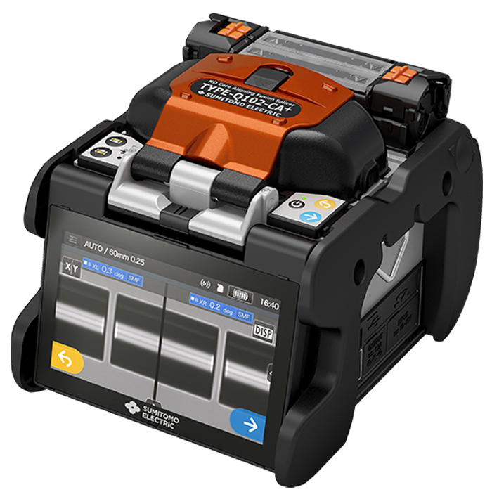 Sumitomo Electric Q102-CA+ Core Aligning Fusion Splicer with FC-6R+ Precision Cleaver Kit from Columbia Safety