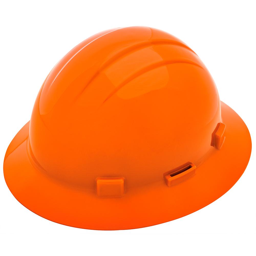 ERB Americana Full Brim Hard Hat with Accessory Slots from Columbia Safety