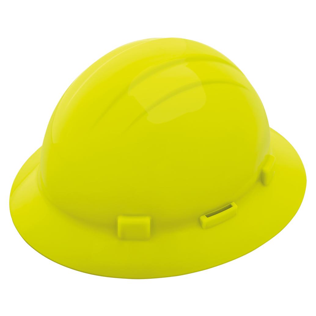 ERB Americana Full Brim Hard Hat with Accessory Slots from Columbia Safety