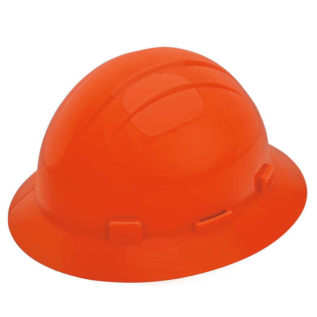 ERB Americana Full Brim Hard Hat with Accessory Slots from Columbia Safety